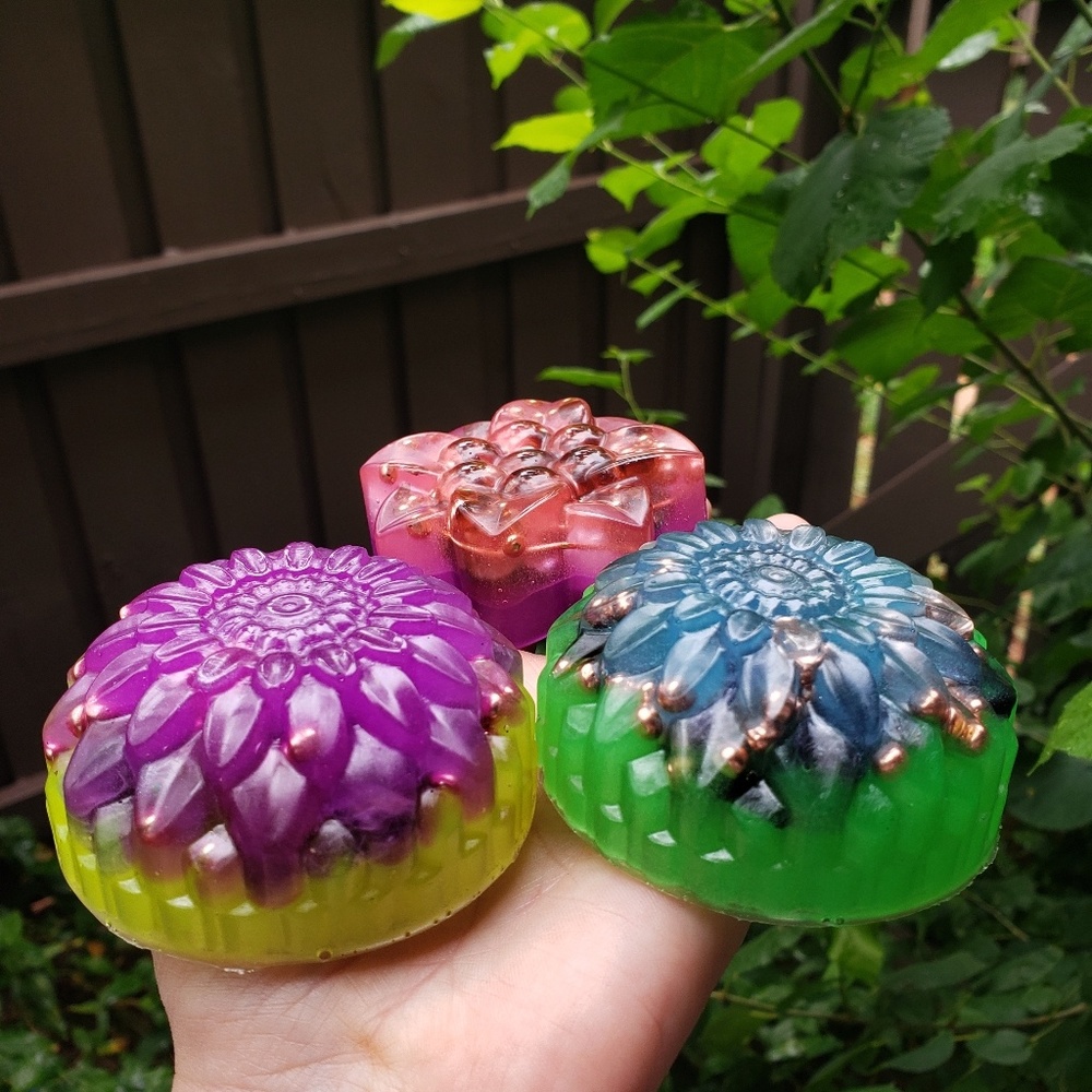 Orgone flower they glow under black light !